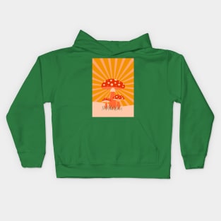 Three toadstools Kids Hoodie